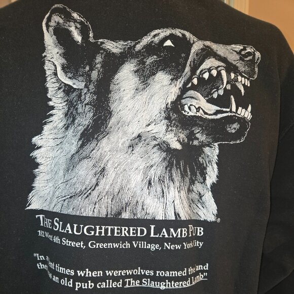 The Slaughtered Lamb Pub Vintage Greenwich Village NYC Sweatshirt XL - Picture 4 of 4